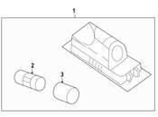BMW Registration Plate Lamp - Genuine BMW 63268234343
