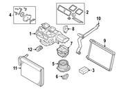 BMW Empty Housing For Heater-Air Condit.Unit - Genuine BMW 64119136166