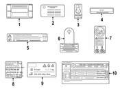 BMW Label "Exhaust Emission" - Genuine BMW 71228635922