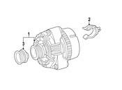 Mercedes Alternator  - Genuine Mercedes 0101548302