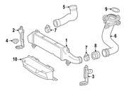 Mercedes Intercooler  - Genuine Mercedes 1705000400