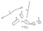 MINI Radio Antenna Mast - Genuine MINI 65209803852