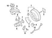 VW Power Brake Booster - Genuine VW Audi 1K1614106AC