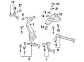 VW Steering Knuckle Left (Phaeton) - Genuine VW Audi 4E0407253R