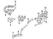 VW Exhaust Manifold - Genuine VW 7B0253019C