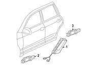 VW Air Bag Module Right (Touareg) - Genuine VW Audi 7L0880240M