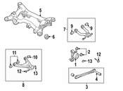 VW Audi Suspension Knuckle Left (Passat A6 Quattro) - Genuine VW Audi 8E0505435N
