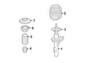 Volvo Strut Assembly - Genuine Volvo 31340323