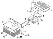 Audi VW Drive Motor Battery Pack Cover Seal - Genuine VW Audi 4M0915434