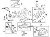 BMW Isa Screw With Washer (M8X22Znniv Si) - Genuine BMW 07129906223
