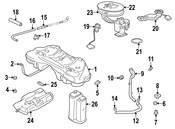 BMW Fuel Tank Holding Strap - Genuine BMW 16111182517