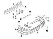 BMW Exhaust Heat Shield - Genuine BMW 51128164020