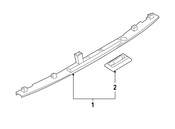 BMW Lens Trunk Lid Grip - Genuine BMW 51137165524