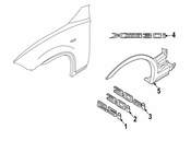 BMW Lettering (3 0I) - Genuine BMW 51143416259