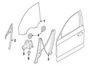 BMW Seal Mirror Foot Outer Right - Genuine BMW 51337289976