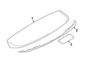 BMW Cover For Rear Spoiler - Genuine BMW 51627288446