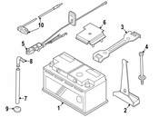 BMW Battery Holder - Genuine BMW 51713400584