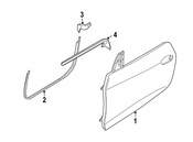BMW Edge Protection Door Front Right - Genuine BMW 51727125652