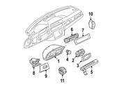 BMW Headlight Switch - Genuine BMW 61319169408