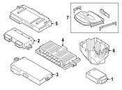 BMW Control Unit Sliding Lifting Roof - Genuine BMW 61359137054