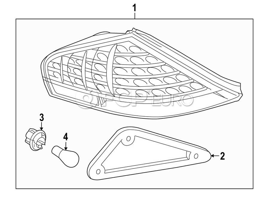 BMW Set Of Rear Light Gaskets - Genuine BMW 63216942451 | FCP Euro