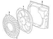 BMW Compression Shroud - Genuine BMW 64546905616