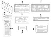 BMW Label "Exhaust Emission" (Mj09) - Genuine BMW 71227594387