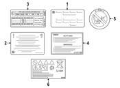 BMW Label "Exhaust Emission" (My14) - Genuine BMW 71228616710