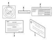 BMW Label "Tire Pressure" - Genuine BMW 71246774586