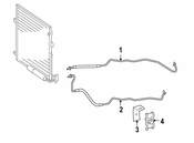 Mercedes Automatic Transmission Oil Cooler Hose - Genuine Mercedes 1645004872