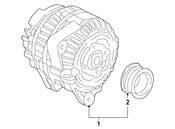 Porsche Alternator Pulley (Boxster) - Genuine Porsche 99660315153