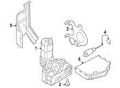 VW ABS Modulator Bolt (Cabrio) - Genuine VW Audi 1H0698311A