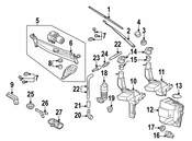VW Windshield Wiper Arm - Genuine VW 3C8955409