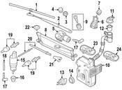 VW Windshield Wiper Arm- Genuine VW 5C7955410B