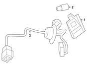 VW License Light Bulb - Genuine VW 7B0945104