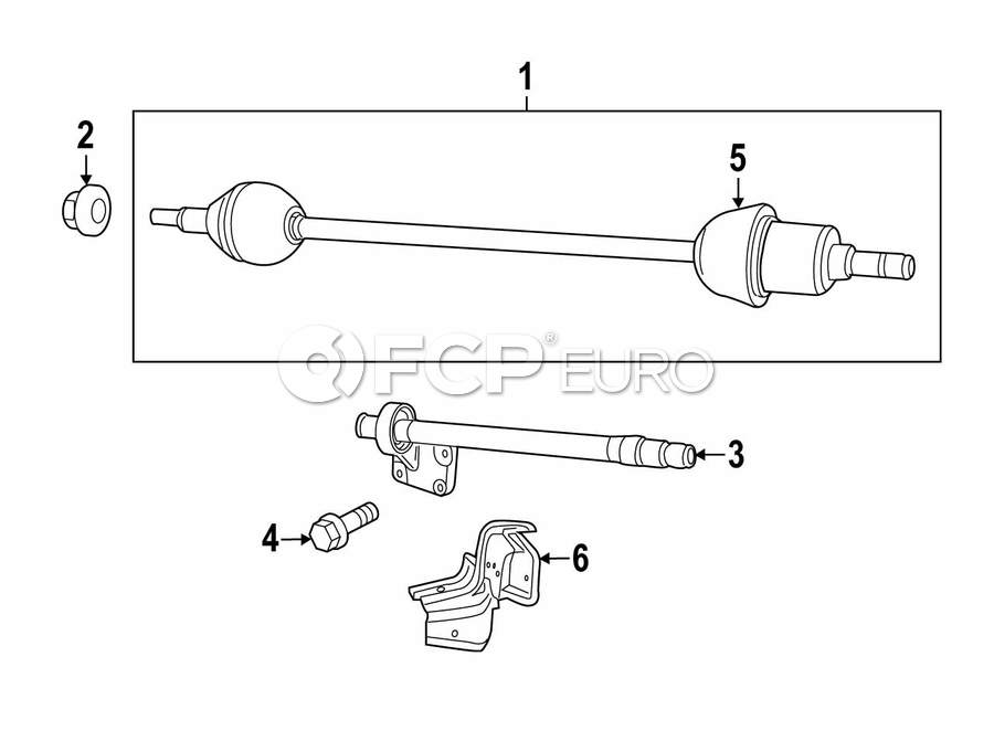 Wht009448 Volkswagen VW Axle Nut - Genuine VW WHT004378 | FCP Euro