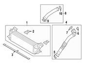 BMW Intercooler Seal - Genuine BMW 17117618776