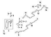BMW Bracket Oil Cooler Line - Genuine BMW 17227575550