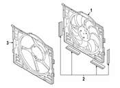 BMW Fan Shroud - Genuine BMW 17427953262