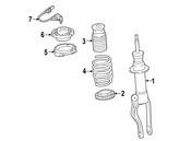 BMW Additional Spring - Genuine BMW 31306865999