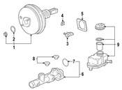BMW Brake Pedal Pin - Genuine BMW 35211162991