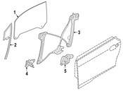BMW Window Lifter Without MotorFront Left - Genuine BMW 51337352875