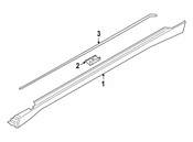 BMW Synthetic Strip (1872 mm) - Genuine BMW 51717038274