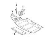 BMW Air Duct Bottom - Genuine BMW 51717050651