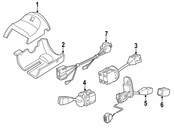 BMW Windshield Wiper Switch - Genuine BMW 61318360919