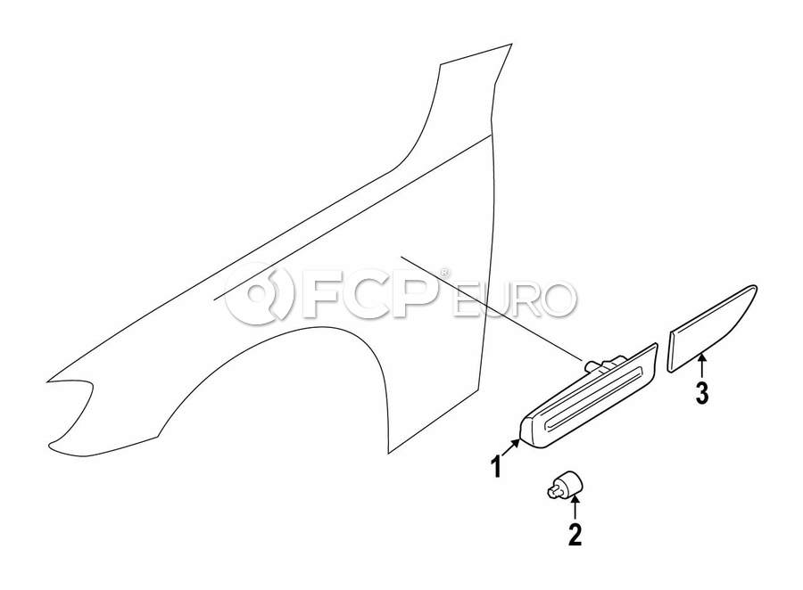 BMW Trim Aux. Direction Indicator Right (XDrive) - Genuine BMW ...