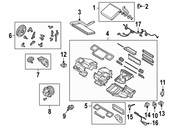 BMW HVAC Heater Core - Genuine BMW 64116927614