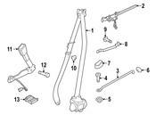 BMW Sliding Bracket - Genuine BMW 72117119385