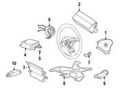 BMW Air Bag Module Left (Z3) - Genuine BMW 72127066747