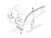 BMW Side Airbag Front Left Seat (Ivory White) - Genuine BMW 72127285953